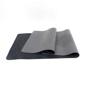 Suede yoga mat